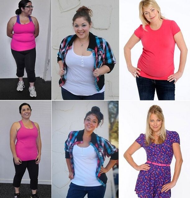 Fotos vor und nach dem Abnehmen mit der Maggi-Diät